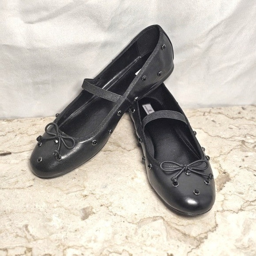 Bandolino Prity Women Black Embellished Mary Jane Ballet Flats